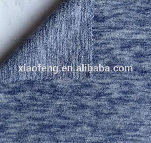 polyester two tone knit antipilling polar fleece fabric for sportswear